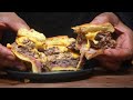 Juicy Oklahoma Onion Cheese Burger with Extra Grilled Onions at Home
