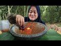 MAKAN 1KG JENGKOL MUDA + JANTUNG PISANG TANPA NASI !!!