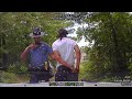 Attempt to flee from police checkpoint at over 100 MPH - Pursuit into woods. Watch & see why he ran!