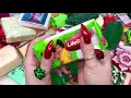 ❤️ Red & Green 2020 💚 ASMR Holidays Christmas Soap Haul ❤️ Opening Unboxing Unpacking Diverse Soaps