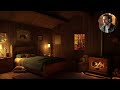 Cozy Cabin: Rain, Fire & Wind Sounds for Deep Sleep & Relaxation