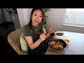 VEGAN BARLEY BIBIMBAP + KOREAN CABBAGE SOUP (Woogeojiguk) | 채식 비빔밥 + 우거지국