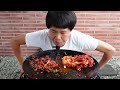 솥뚜껑대패삼겹살과 선화동매운실비김치 먹방ㅣSpicy kimchi MUKBANG EATING SHOW Korean food