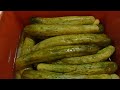 Traditional Korean Pickled Cucumbers