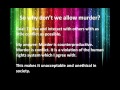 Why is Murder Wrong?