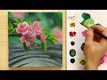 How to paint Spring flowers step by step?🌸💮