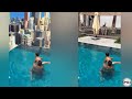 Cristiano Ronaldo Throwing his Son from Pool - FAKE Vs REAL Video