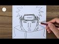 How to draw pain from Naruto || How to draw anime step by step  || Easy drawing ideas step by step