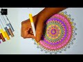 Colouring Mandala with Relaxing Music 🎶