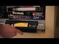 VCR VHS Montage 2 (Tape eject and inserts)