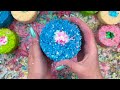 [ASMR] CRUSHING SOAP FORMS WITH GLITTER STARCH&FOAM★Clay cracking ★Cutting cubes★(4K)