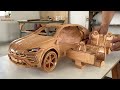 Building a Wooden Lamborghini Urus Masterpiece - Woodworking Art