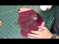 Making an Avenger Style 1911 Holster with Snakeskin Inset and Milled Leather Liner ASMR Leathercraft