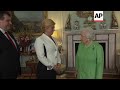 Queen Elizabeth II meets Croatian president