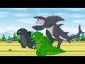 POOR BABY GODZILLA & KONG LIFE: HOT Kong vs COLD Godzilla. What happened to them? | Godzilla Cartoon
