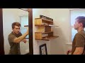 DIY Floating Shelves with Hidden Storage // How To - Woodworking