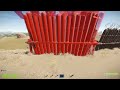 100 Player Zerg Defends 2500 Rocket Raid - Rust Wipe Zerg Progression