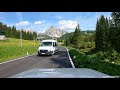 Driving in Italy 5: Campolongo Pass (Pieve - Arabba - Corvara) 4K 60fps