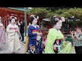 豪華祇園東の舞妓さん7人が舞を披露 平安神宮 観客も静まり返る 感動の光景 kyoto japan