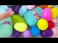 Rainbow Circle SLIME: Cleaning Pinkfong Hogi CLAY Coloring! Satisfying ASMR Videos