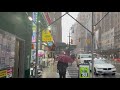 ⁴ᴷ⁶⁰ Walking in Strong Rainstorm in New York City During Rush Hour