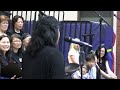 以立(Elite)合唱團訪Mayfield Junior High School(Pasadena)介紹台灣、演唱台灣民謠「天烏烏」@20240513