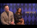 ARGYLLE Hilarious Cast Interview | Cavill, Howard, Rockwell, Cena, Cranston, Jackson, DeBose