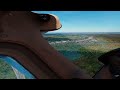 Xplane 12 VR 35hr Private pilot practicing crosswind takeoff and landings