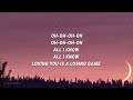 Duncan Laurence - Loving You Is A Losing Game (Lyrics) | Arcade