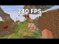 Minecraft 1fps vs 5fps vs 10fps vs 20fps vs 30fps vs 48fps vs 60fps vs 120fps vs 240fps vs 360fps