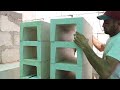 Amazing process of making foam concrete blocks | production of foam blocks with subtitles