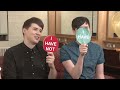 Never Have I Ever with Dan & Phil! | Pinatas, Caviar & Plotted Plants.
