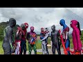 8 SPIDER-MAN Bros vs NEW BAD GUY TEAM || Mansion Battle ( Special Live Action ) By Life Hero