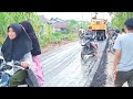 Proses Pengaspalan Jalan