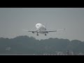 AIRBUS BELUGA XL LANDING with amazing WING VORTEX - A300 and A330 Beluga (4K)