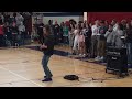 12th Grader Shredding the National Anthem on Electric Guitar
