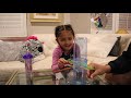 Keira and daddy play Kerplunk