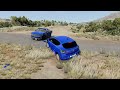 Acidentes de caminhão e carro - BeamNG drive