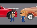 Left Right Challenge ? ?  - Very Happy Story | Sheriff Labrador Police Animation