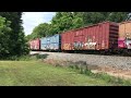 NS 391 And Mixed Freight Clears McDonough