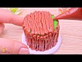 Amazing KitKat Cake Dessert | Satisfying Miniature  COLORFUL KITKAT Chocolate Cake Decorating Recipe