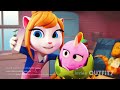 Baking a Dino Cake 🦖🍰 Talking Angela: In The City (Episode 4)