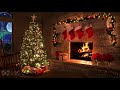 4K Holiday Fireplace + Instrumental Guitar Christmas Music