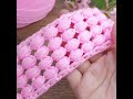 Super 🤌💯 Gorgeous Tunisian crochet with pink filling hair band  / online totarial