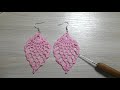 Aretes en crochet # 124 voto #5! Hermosos!!