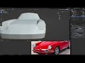 Modeling 3D LOW POLY car in blender - FULL TUTORIAL