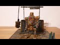 I build a rusty robot from scratch for my SciFi - Western Diorama - Timelapse