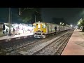 [19 in 1] Amazing multicolored different model night EMU local trains at Palta Stn I Kolkata Trains