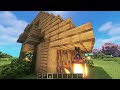 Minecraft: How To Build A Simple Oak House | Tutorial (#10)