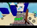YOU CAN GO THROUGH WALLS!! ROBLOX BEDWARS